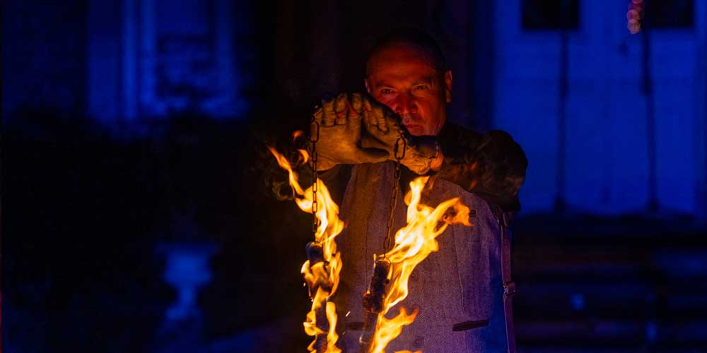 Spectacle de feu en Corse