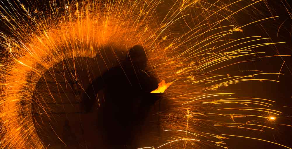 Spectacle de feu en Provence-Alpes-Côte d'Azur